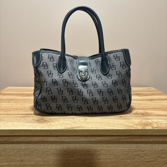 Dooney & Bourke Handbags - Dooney & Bourke Black and Gray Tote Bag